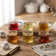Glass Mug Set - 6 Pcs